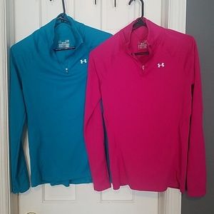 Womens Under Armour 1/4 Zip Semi-Fitted Heatgear